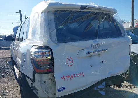 2019 Toyota 4Runner Sr5 Premium z USA, uszkodzony, nr VIN JTEBU5JR1K5721095